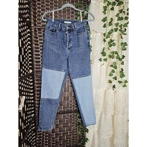 PacSun High Waist Patchwork Mom Jeans